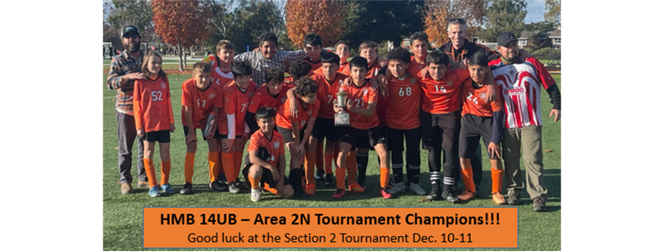 HMB 14UB Area Tournament Champions