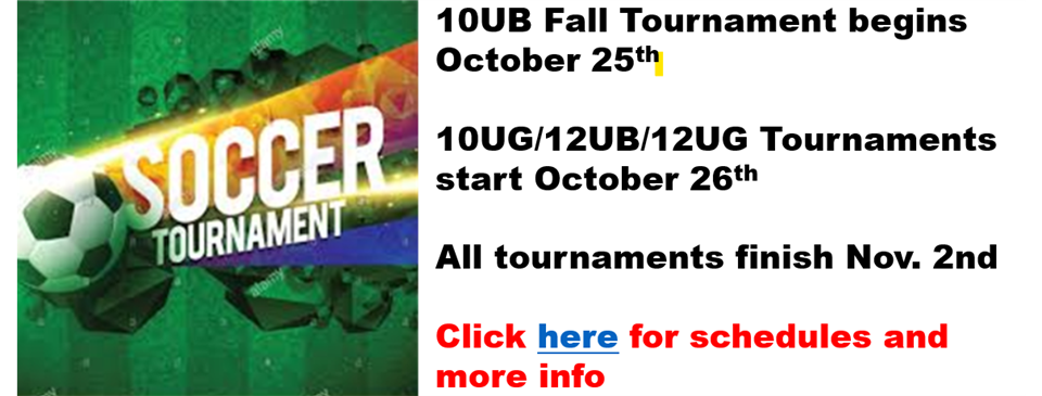 Fall Tournament Info